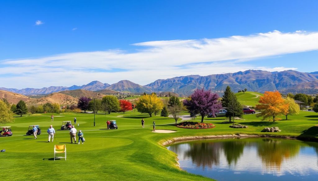 golfing in West Valley City